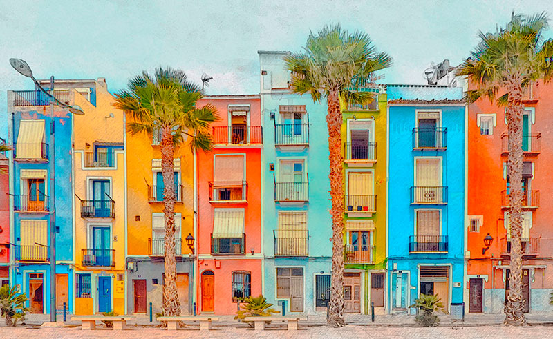 The charming villages: Altea and Villajoyosa