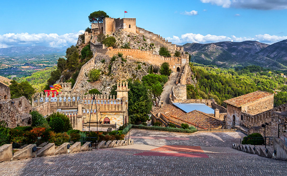 Xàtiva’s castle, a fortress in the middle of the Valencian region